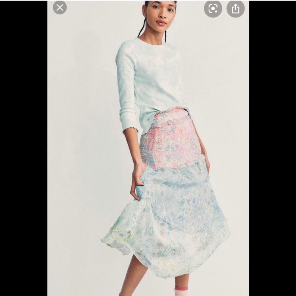 LOVESHACKFANCY Asaria Skirt